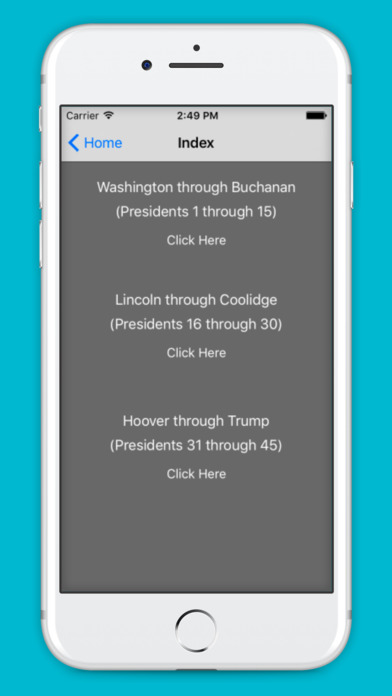 Presidential Places screenshot 2