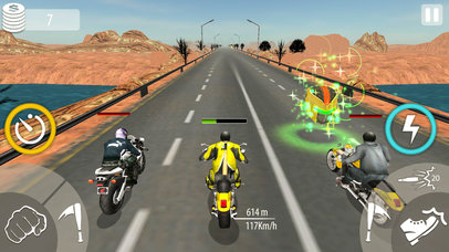 Highway Stunt Bike Attack Racer screenshot 2