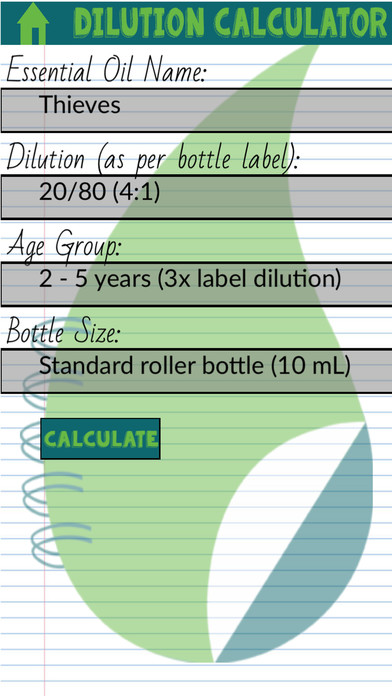 Oil Dilution Calculator screenshot 2