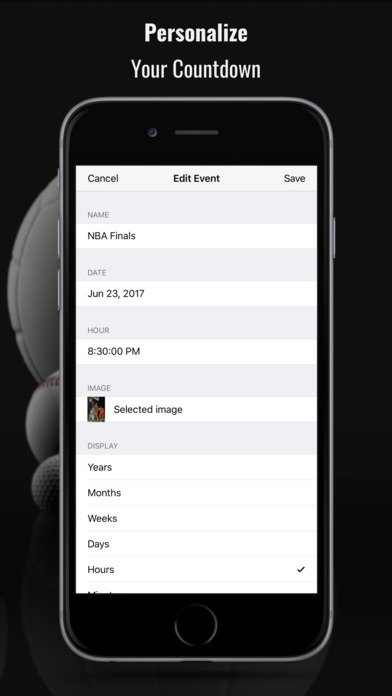 Sports Events Countdown screenshot 3