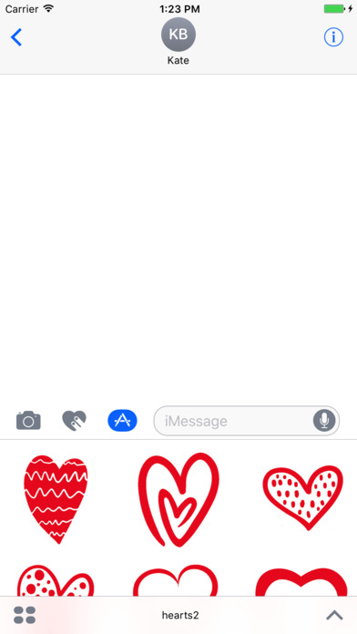 Love Hearts stickers for text screenshot 2