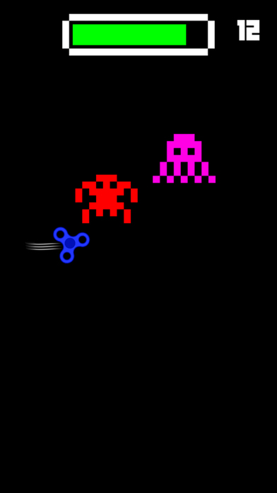 Spinners vs Aliens ~ Monsters & Fidget Spinner App screenshot 3