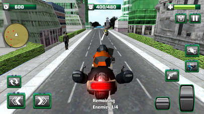 Flying Monster Hero Bike Transform - Pro screenshot 2