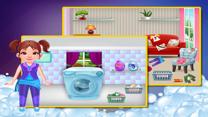 Home Laundry Girl Game Pro screenshot 2