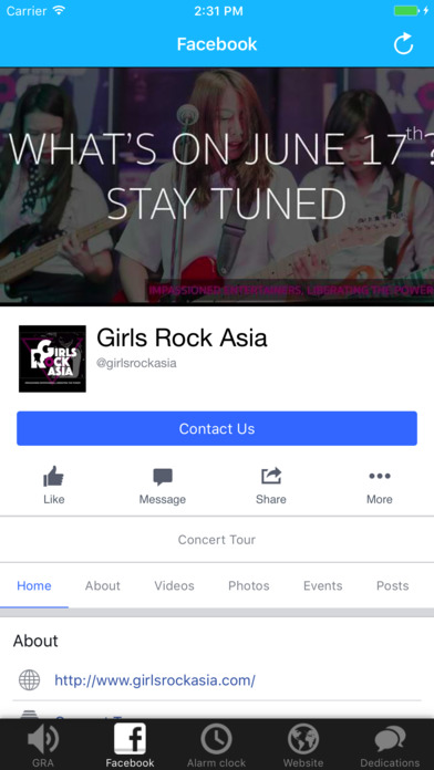 Girls Rock Asia Radio screenshot 2