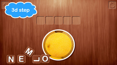 Fruits English spelling puzzle screenshot 4