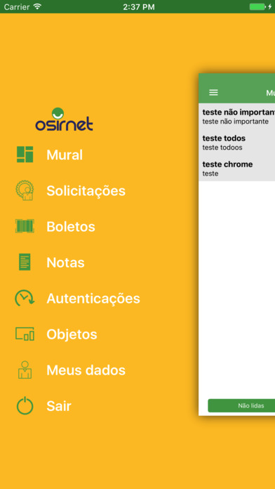 Portal Osirnet screenshot 3