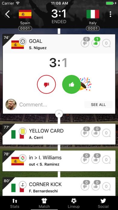 Dribble - connecting soccer fans screenshot 3