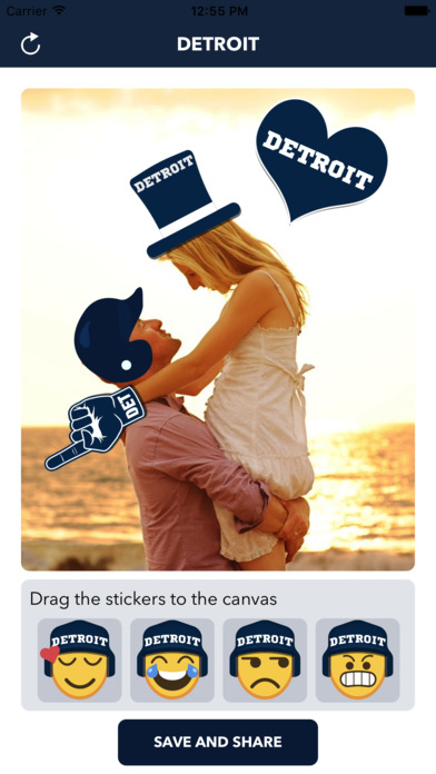 Detroit Baseball Stickers & Emojis screenshot 3