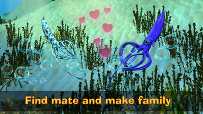 Squid Simulator: Underwater Animal Life 3D screenshot 3