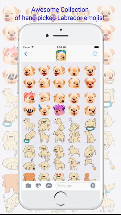 Labrador Retriever Emoji - Labrador Emojis screenshot 3