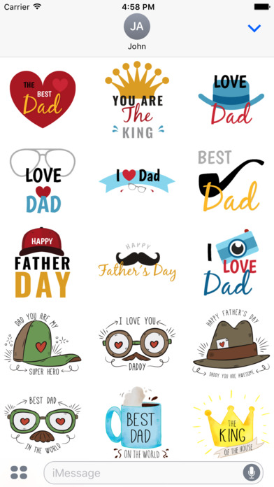 Father's Stickers screenshot 3
