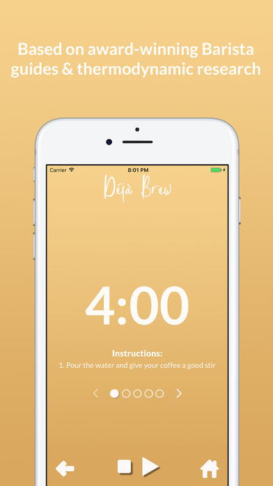 Déjà Brew Coffee Timer screenshot 3