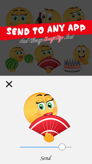 Flirty Emoji Stickers - Dirty Icons and Sexy Text screenshot 2