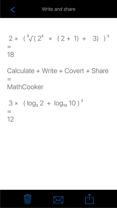 MathCooker calculates & writes screenshot 3