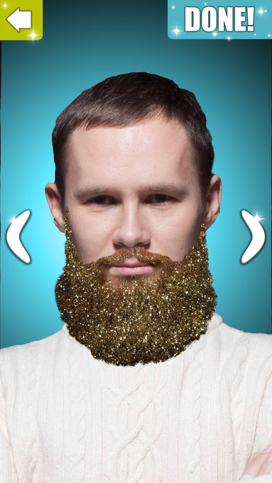 Glitter Beard Booth - Face Montage Photo Editor screenshot 4