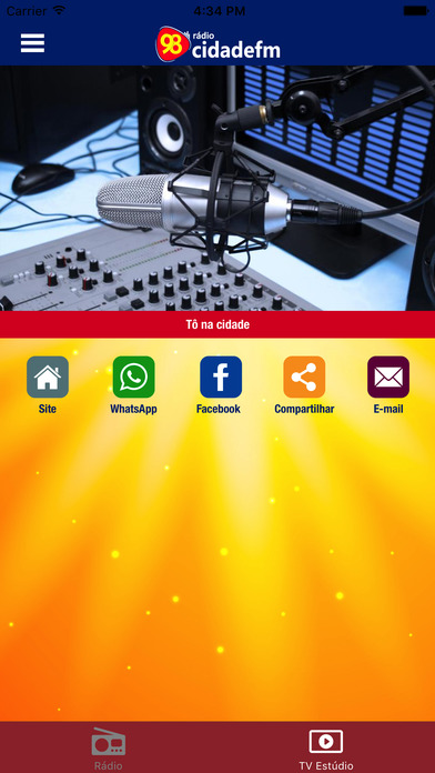 Rádio Cidade 98 FM Gaspar screenshot 2
