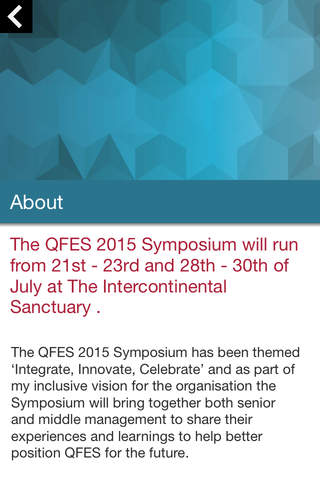 QFES 2015 Symposium screenshot 3