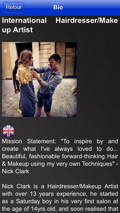 Nick Clark Hairdressing screenshot 2