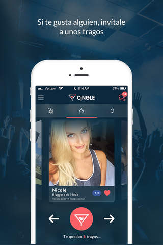 Cingle - Dating in Events screenshot 2