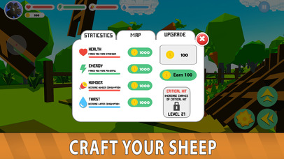 Blocky Sheep Farm 3D screenshot 4
