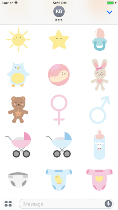 Baby Baby Stickers screenshot 3