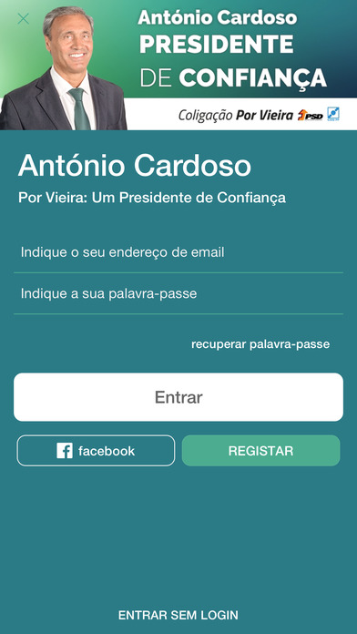 António Cardoso Autárquicas 17 screenshot 2