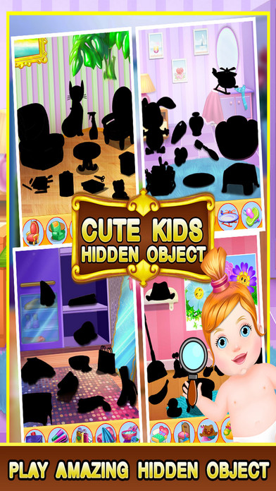 Cute Kids Hidden Object screenshot 4