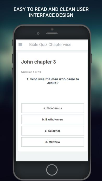 Bible Quiz Chapterwise screenshot 3
