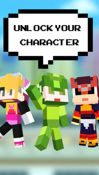 Mega Heroes Crossy Block Games screenshot 2