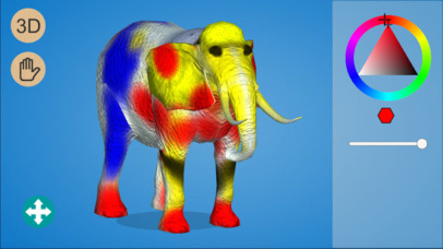 Animal 3D Coloring screenshot 2