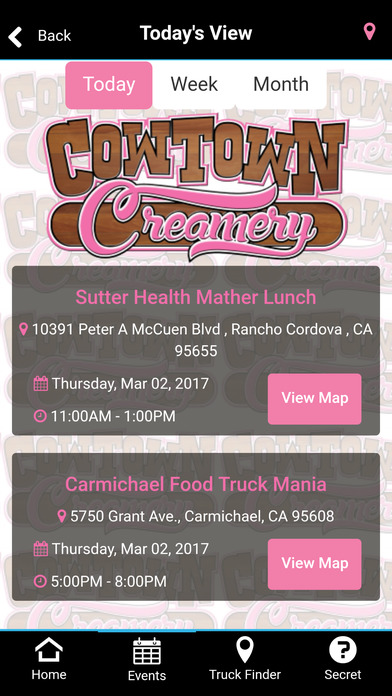 Cowtown Creamery Food Truck Finder screenshot 3