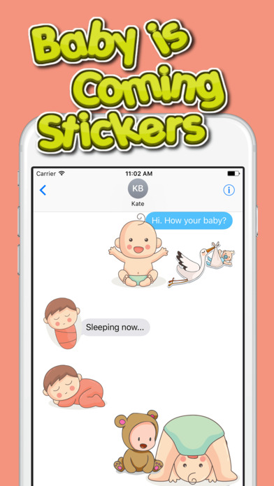 Baby is Coming Stickers screenshot 3