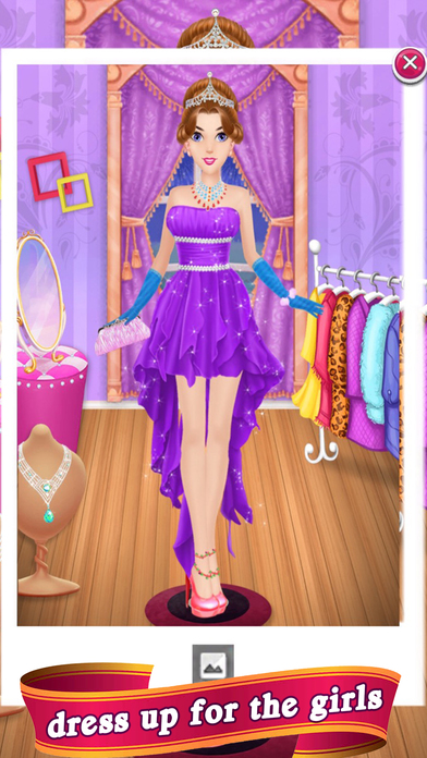 Princess Dress Up | Celebrity Makeover kids Game screenshot 3