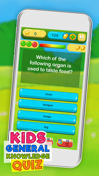 General Knowledge Quiz for Kids – Trivia Game screenshot 2