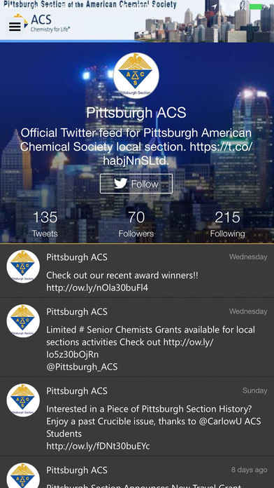 Pittsburgh ACS Section screenshot 3