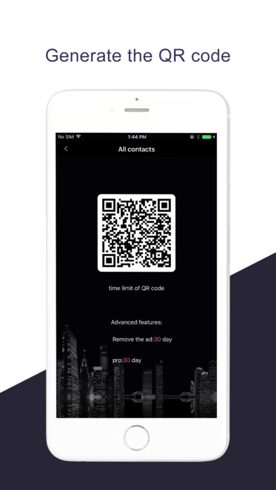 Data Transfer- Simpler Contacts by QR Code screenshot 3