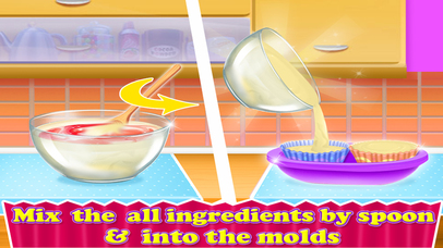 Crazy Cupcake Maker - Cooking Game screenshot 2