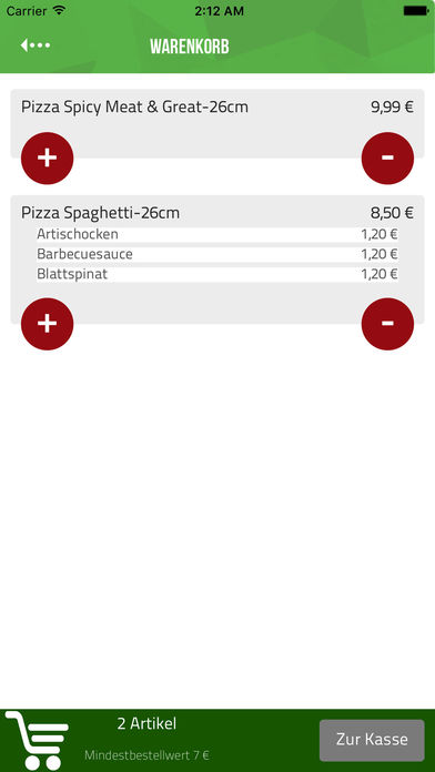 Flying Pizza Lohne screenshot 4