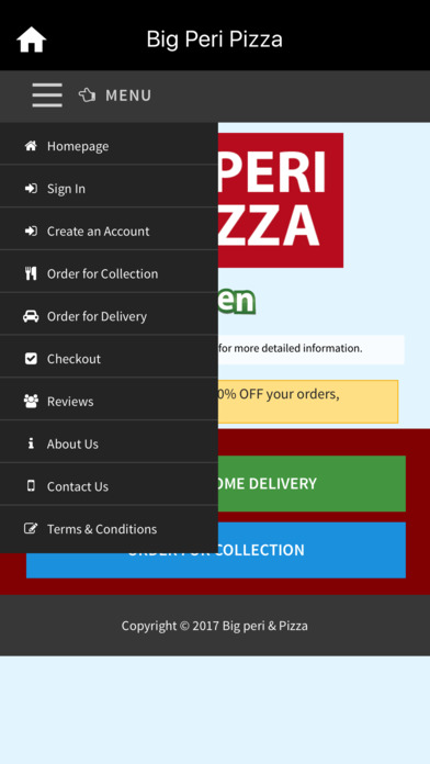 Big Peri & Pizza, Cradley Heath screenshot 3