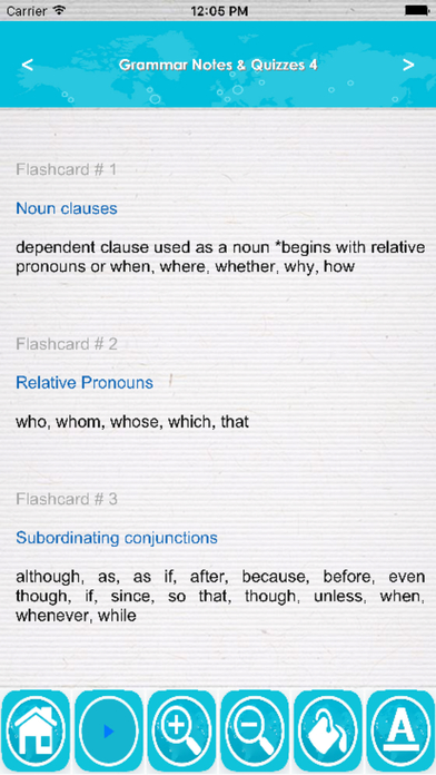 Grammar Exam Review Flashcards screenshot 3