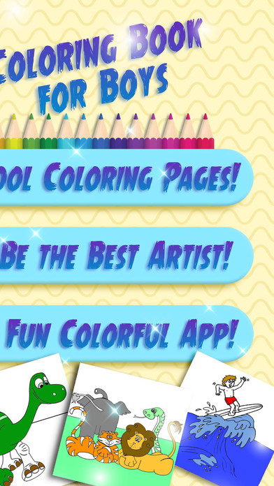 Coloring Book for Boys – Painting Games for Kids screenshot 2