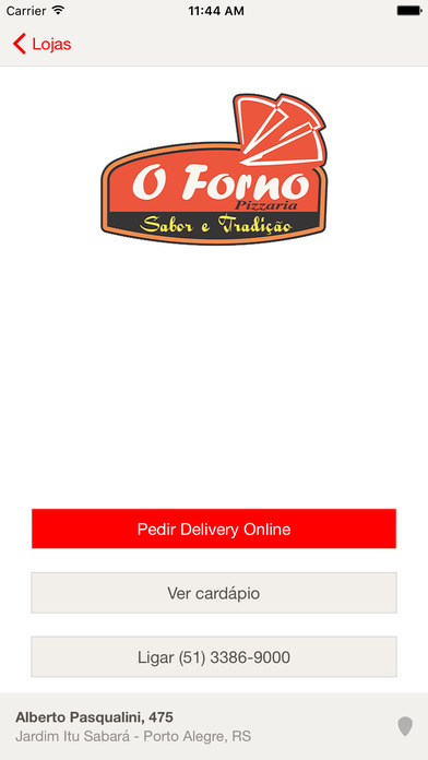 Pizzaria O Forno screenshot 2