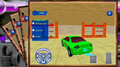 Car Drive Thru Supermarket – 3D Driving Simulator screenshot 3
