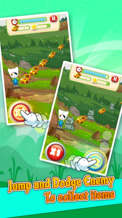 Tap Adventure Boy Cartoon Jumping Games screenshot 2
