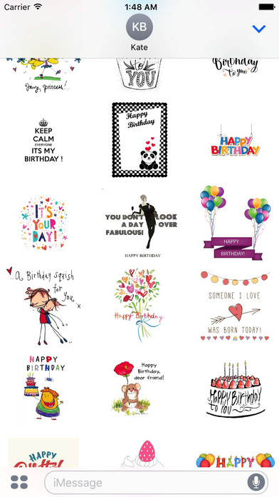Happy Birthday Wishes Sticker Pack screenshot 3
