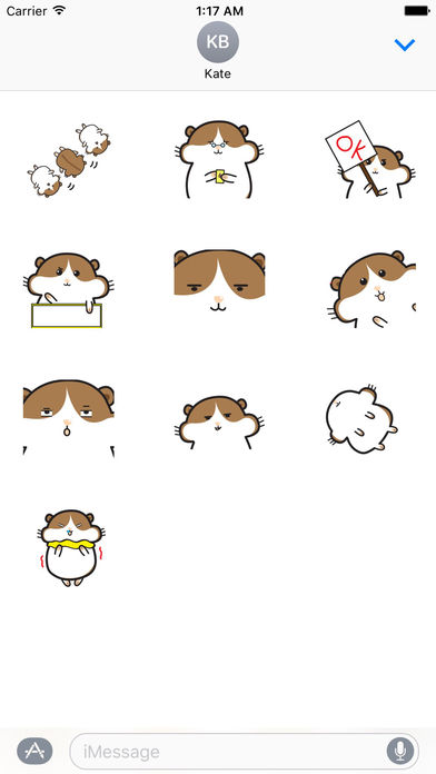 Cute Hamster - Hamsmoji Sticker screenshot 3