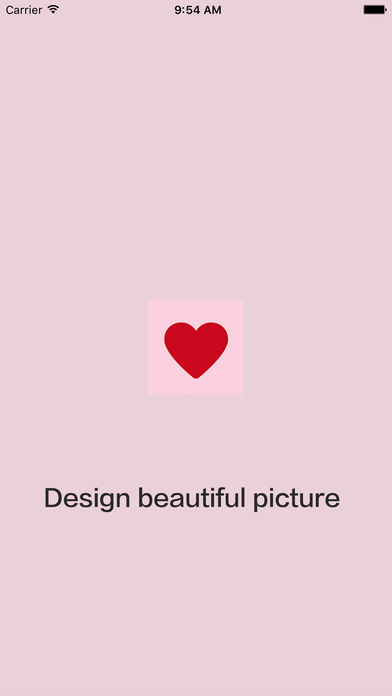 Heart Painting-Design beautiful picture screenshot 2