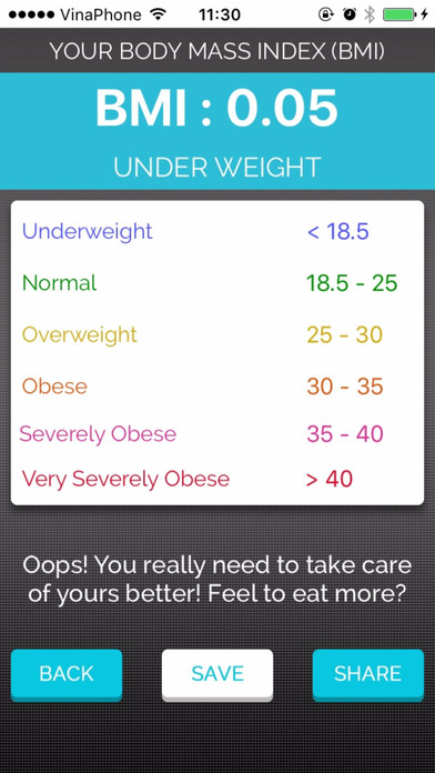 BMI Calculator & Tracker screenshot 2