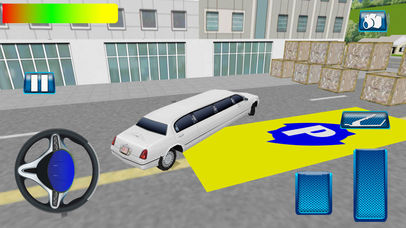 Luxury Limo 3D Car Parking Pro screenshot 4